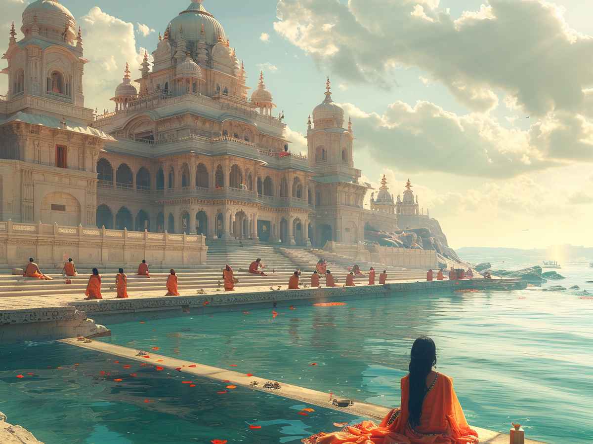 unveiling dwarka: what mystical secrets lie beneath the city of legends?